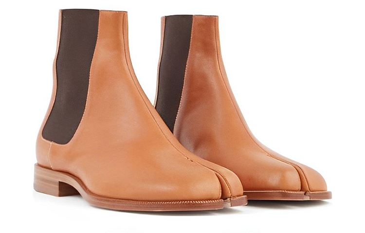 Shop Maison Margiela Tabi 'Boot Chelsea Coklat' S57WU0258P5120
