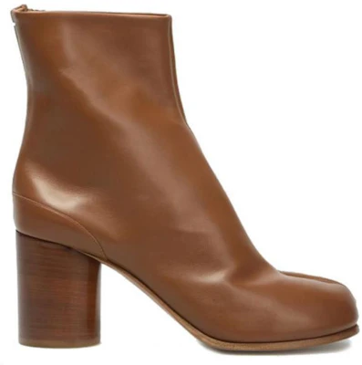 Maison Margiela Tabi 'But Kulit Pergelangan Kaki Coklat' S58WU0260PR516T2157 Order Maison Margiela Tabi 'But Kulit Pergelangan Kaki Coklat' S58WU0260PR516T2157
