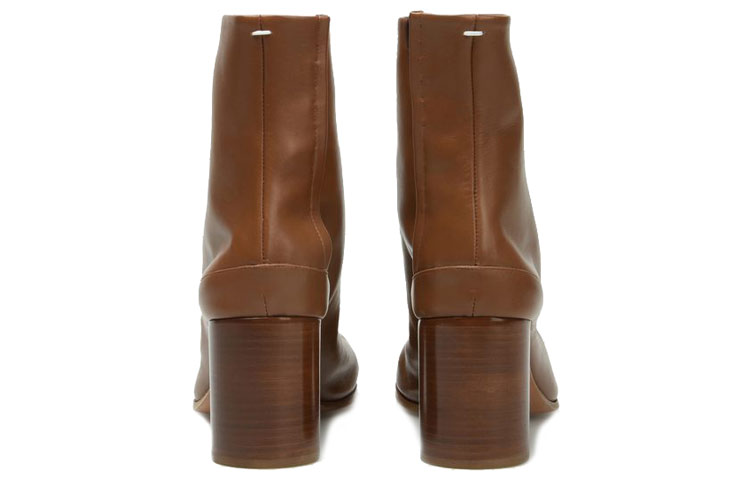 Shop メゾン マルジェラ タビ レザーアンクルブーツ (ブラウン) S58WU0260PR516T2157