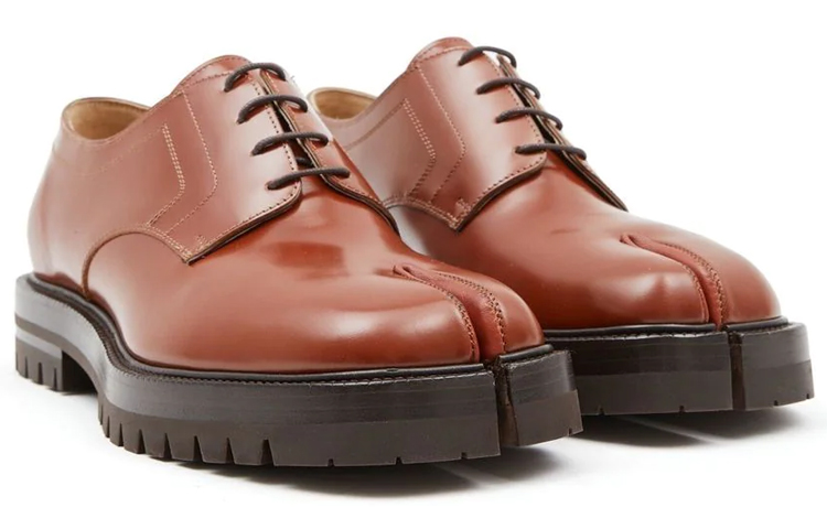 Maison Margiela Tabi 'Brown Suede Lace-Up' 圖 3