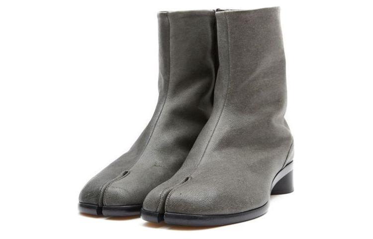 Maison Margiela Tabi 'Dark Grey Leather Boot' 圖 3