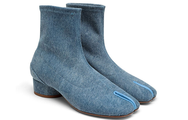 Order Maison Margiela Tabi ''Denim'' Damen Stiefelette ''Blau'' S58WU0270P1730T6179