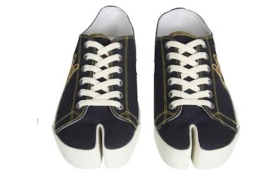 Maison Margiela Tabi 'Embroidered Logo - Navy'