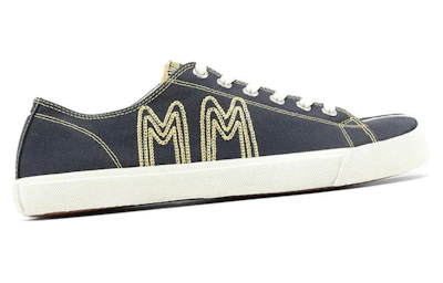 Maison Margiela Tabi 'Embroidered Logo - Navy'