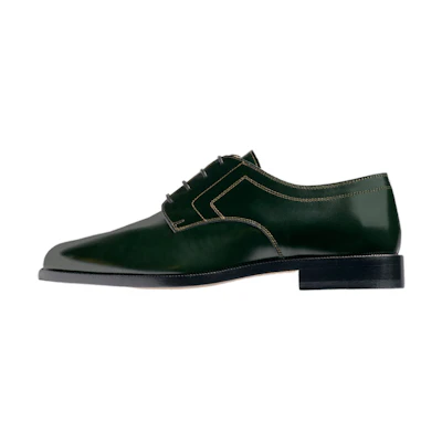 Maison Margiela Tabi 'Green Leather'