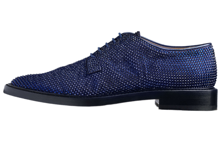 Maison Margiela Tabi 'Navy Crystal Lace-Up'