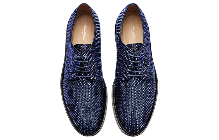 Maison Margiela Tabi 'Navy Crystal Lace-Up' 圖 3