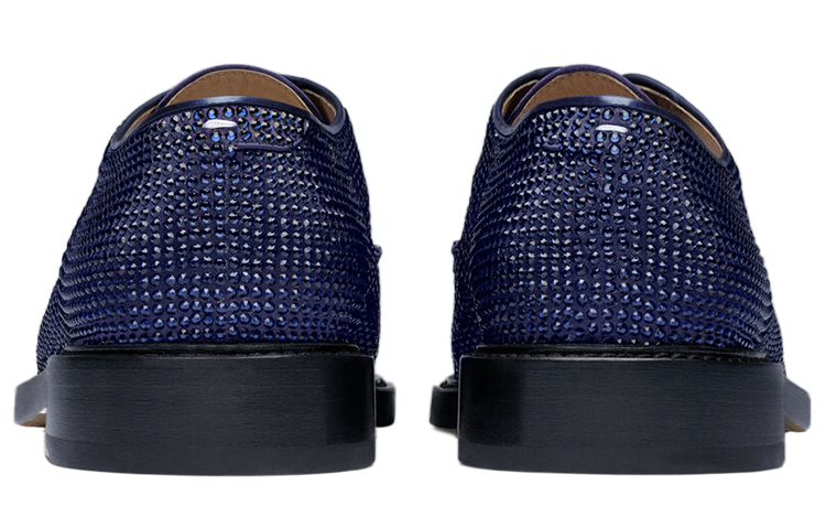 Maison Margiela Tabi 'Navy Crystal Lace-Up' 圖 4
