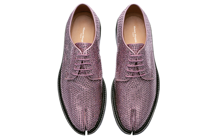 Lookbook Maison Margiela Tabi 'Pink Rhinestone Lace-Up' S97WQ0070P5157T5201