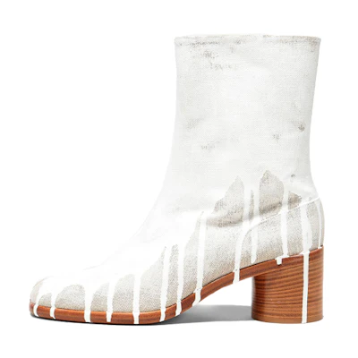Maison Margiela Tabi 'Pure White Drip Paint'