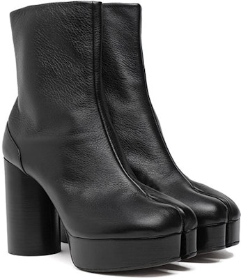 Maison Margiela Tabi Ankle Boot 'Black Leather' S58WU0259P1988T8013 Order Maison Margiela Tabi Ankle Boot 'Black Leather' S58WU0259P1988T8013