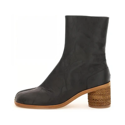 Maison Margiela Tabi Ankle Boots 'Black Chunky Heel'