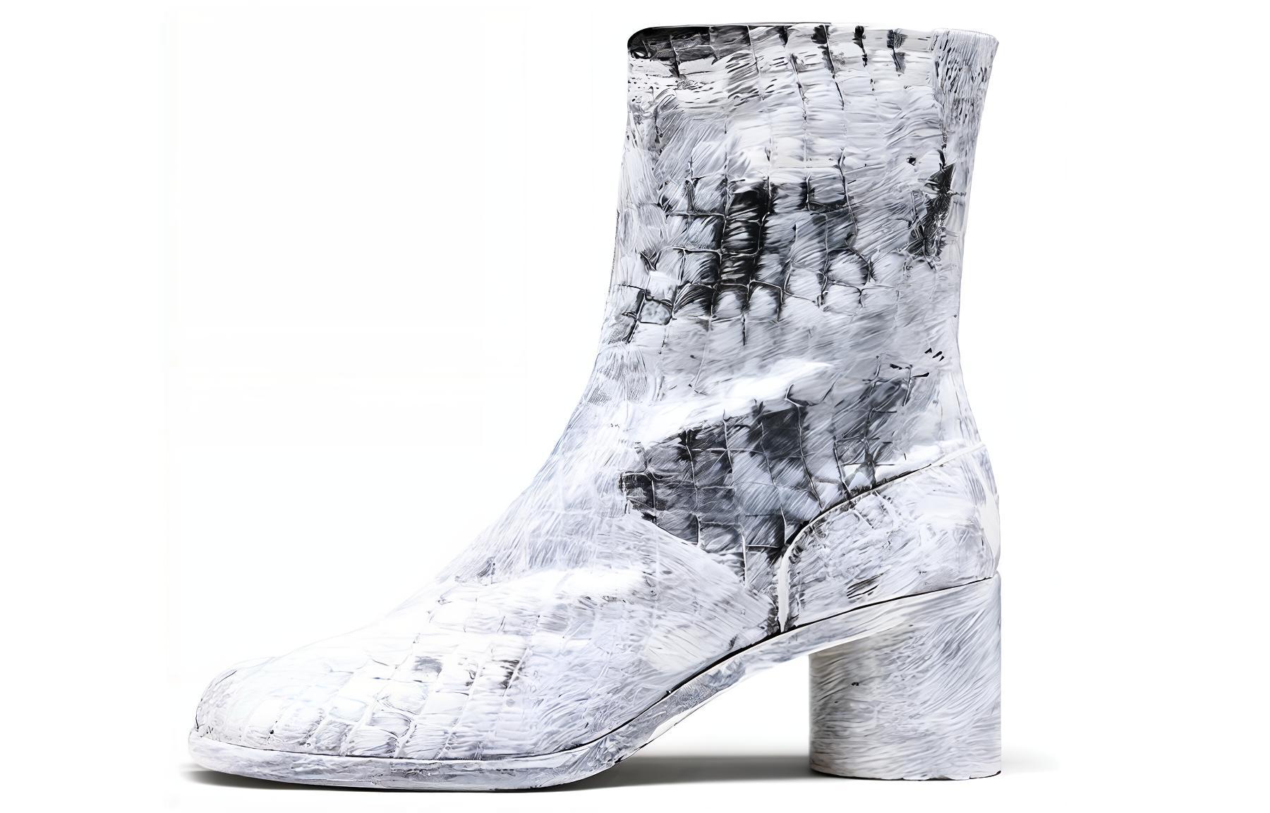 Maison Margiela Tabi Bianchetto 'Croc Embossed White Leather' S57WU0132P4094H1532