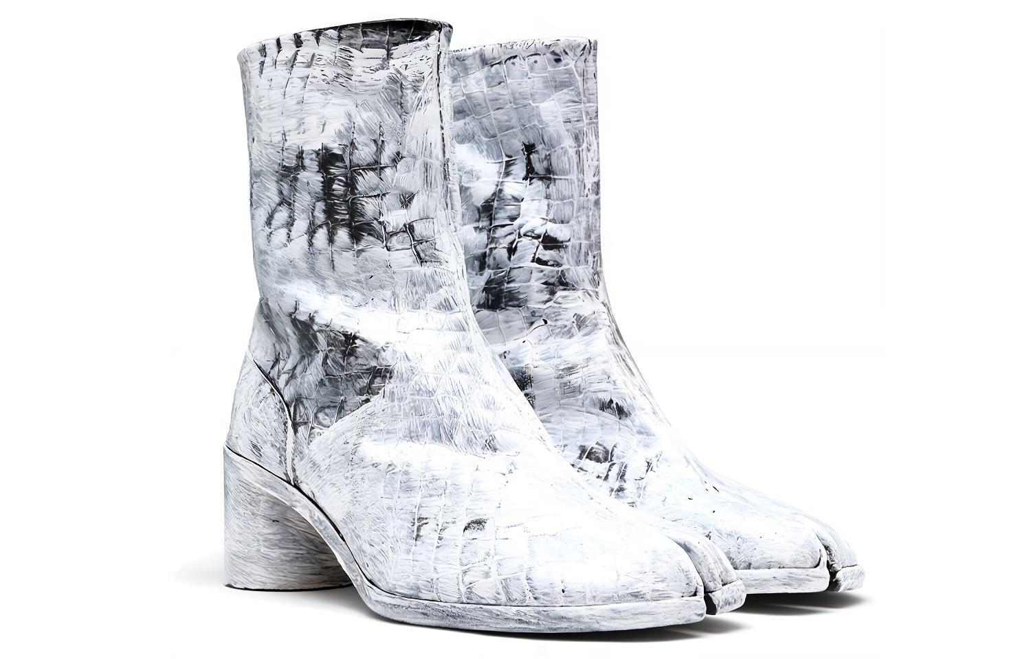 Lookbook Maison Margiela Tabi Bianchetto 'Kulit Putih Embossed Croc' S57WU0132P4094H1532