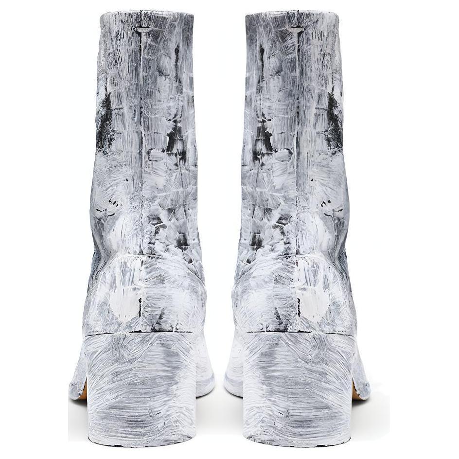 Shop Maison Margiela Tabi Bianchetto 'Kulit Putih Embossed Croc' S57WU0132P4094H1532