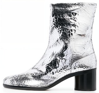 Maison Margiela 金屬質感短靴 銀色 Buy Maison Margiela 金屬質感短靴 銀色