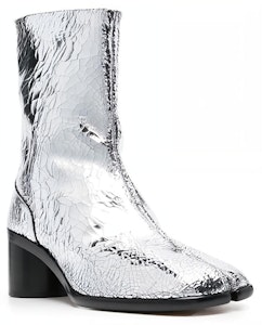 Maison Margiela 金屬質感短靴 銀色 Lookbook Maison Margiela 金屬質感短靴 銀色