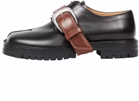 (Women) Maison Margiela Tabi Calfskin Round-Toe Lace-Up Casual Shoes Black S57WQ0198P7986H5041 (Women) Maison Margiela Tabi Calfskin Round-Toe Lace-Up Casual Shoes Black S57WQ0198P7986H5041