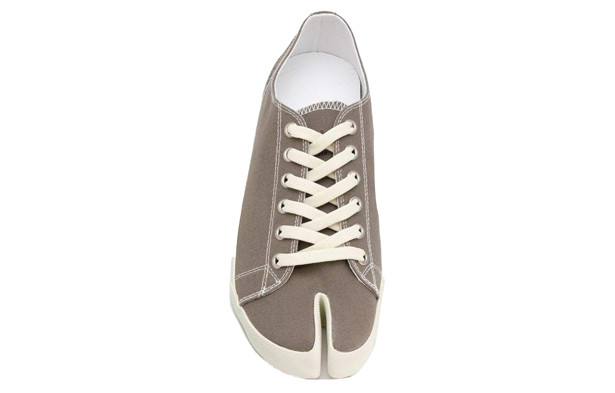 Shop Maison Margiela Tabi 帆布鞋 '灰色时尚' S57WS0252P1875T8032
