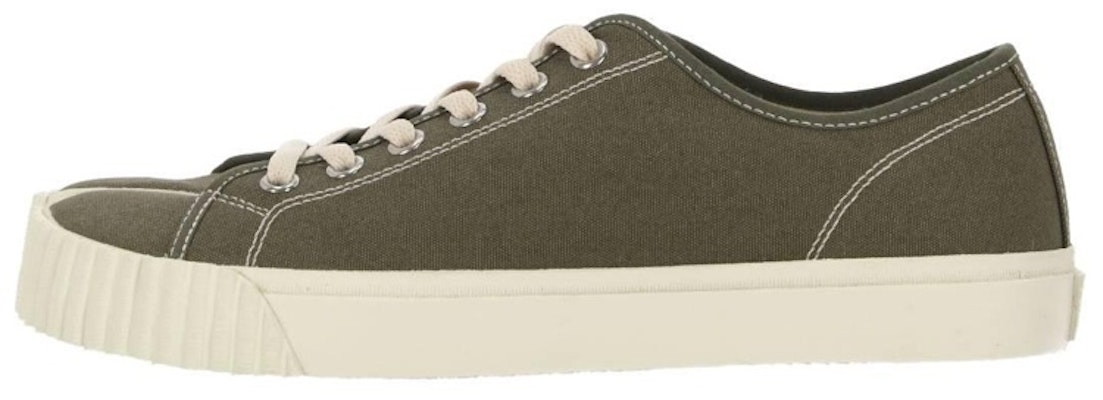 Maison Margiela Tabi Canvas Low-Top 'Olive Green' S37WS0578P4291T7431 Buy Maison Margiela Tabi Canvas Low-Top 'Olive Green' S37WS0578P4291T7431