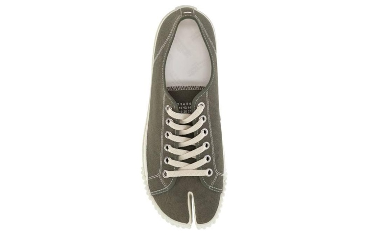 Purchase Maison Margiela Tabi Canvas Low-Top 'Hijau Zaitun' S37WS0578P4291T7431