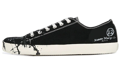 Maison Margiela Tabi Canvas Low 'Black'