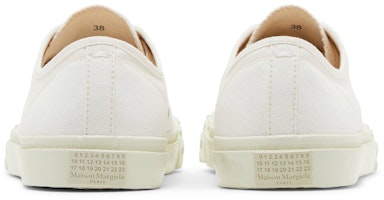 (W) Maison Margiela Tabi 白色帆布低帮鞋 S38WS0185-P4291-T1003 Details for (W) Maison Margiela Tabi 白色帆布低帮鞋 S38WS0185-P4291-T1003
