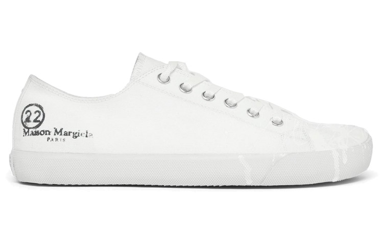 Order メゾン マルジェラ タビ キャンバス ロー「白の染み」(47) S37WS0495-P2347-T1003