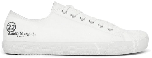 Maison Margiela Tabi Canvas Low 'White Spill' Putih Kanvas S37WS0495-P2347-T1003 Order Maison Margiela Tabi Canvas Low 'White Spill' Putih Kanvas S37WS0495-P2347-T1003