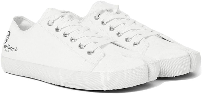 Maison Margiela Tabi Canvas Low 'Salpicadura Blanca' S37WS0495-P2347-T1003 Lookbook Maison Margiela Tabi Canvas Low 'Salpicadura Blanca' S37WS0495-P2347-T1003