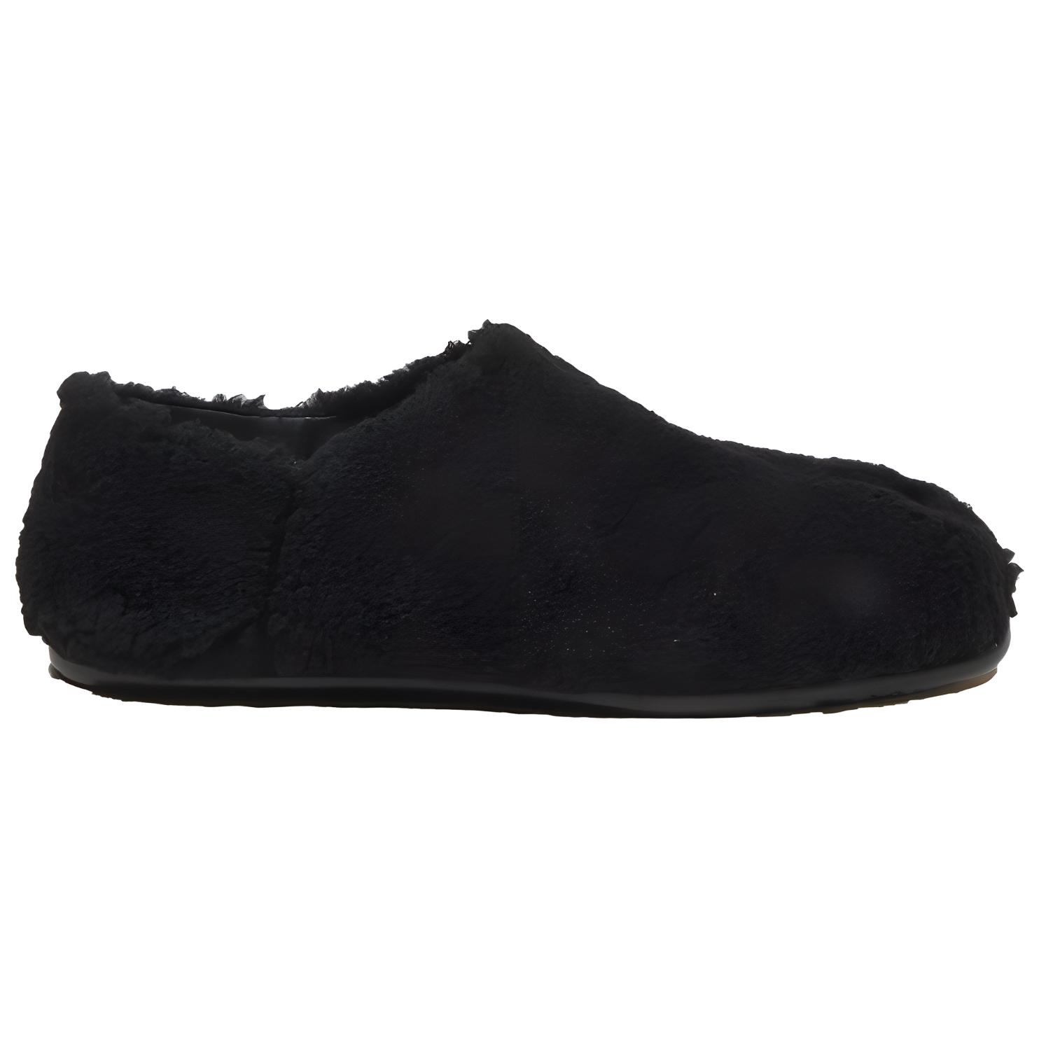 Order Maison Margiela Tabi Faux Shearling Babouche 'Hitam' S57WR0120-P4355-T8013