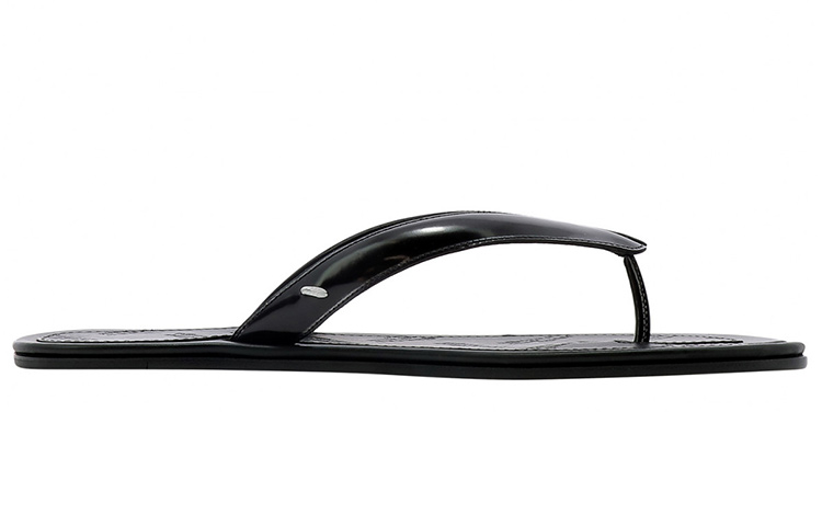 Maison Margiela Tabi Flip Flops 'Black' 圖 2