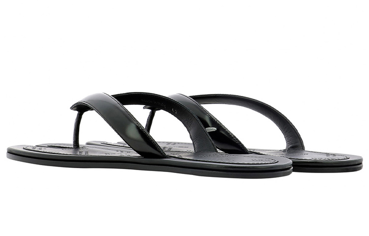 Shop Maison Margiela Tabi Flip Flops 'Black' S57WX0023-P3964-T8013