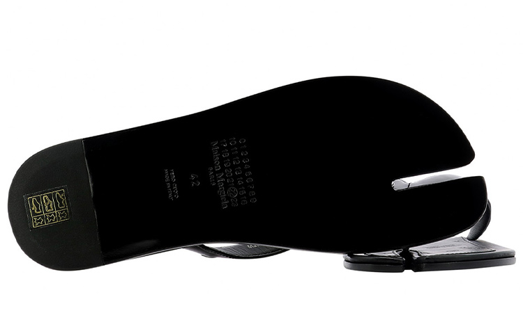 Maison Margiela Tabi Flip Flops 'Black' 圖 5