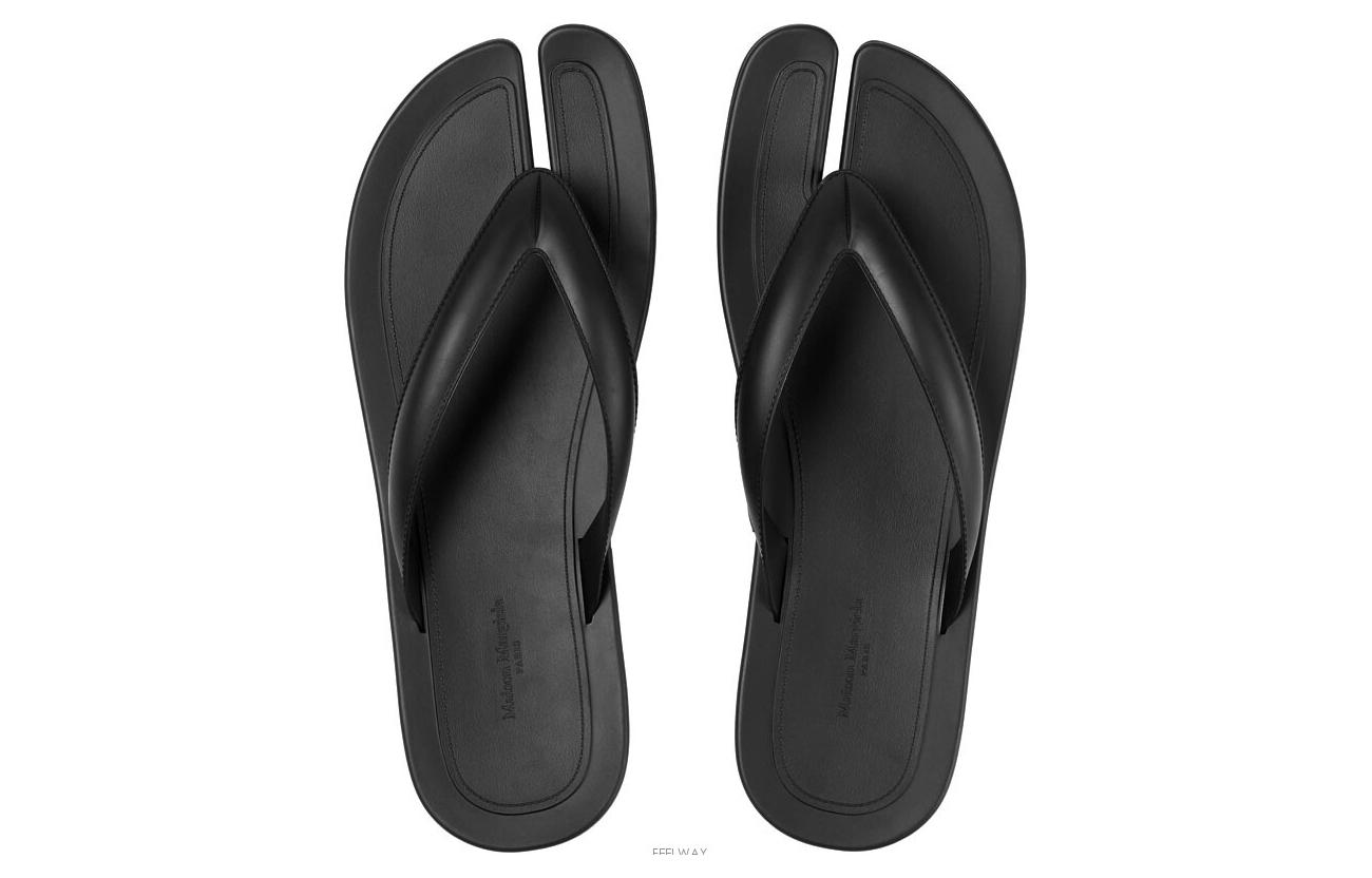 Purchase Maison Margiela Tabi 人字拖鞋 '黑色' S57WX0078P4785T8008