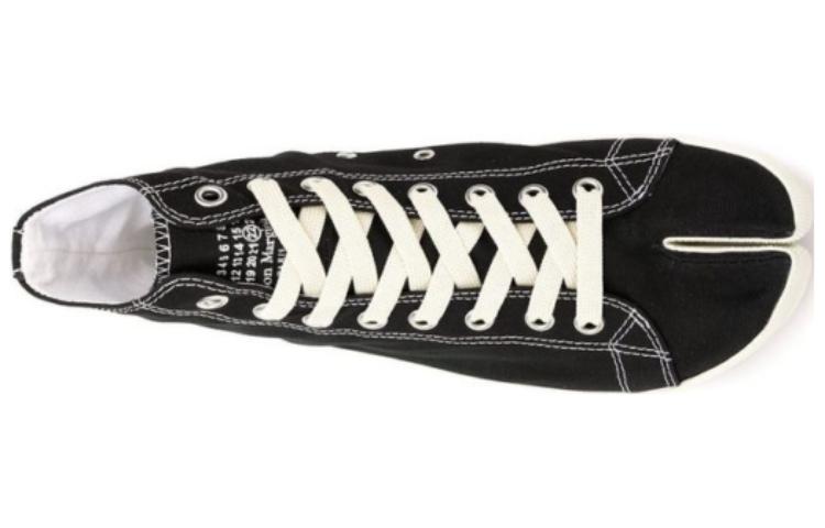 Shop Maison Margiela 分趾高筒靴 '黑白' S57WS0253-P1875-T8013