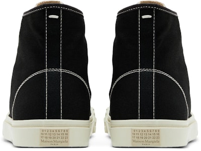 Maison Margiela Tabi Tinggi 'Hitam Putih' S57WS0440-P4291-H0958 Details for Maison Margiela Tabi Tinggi 'Hitam Putih' S57WS0440-P4291-H0958