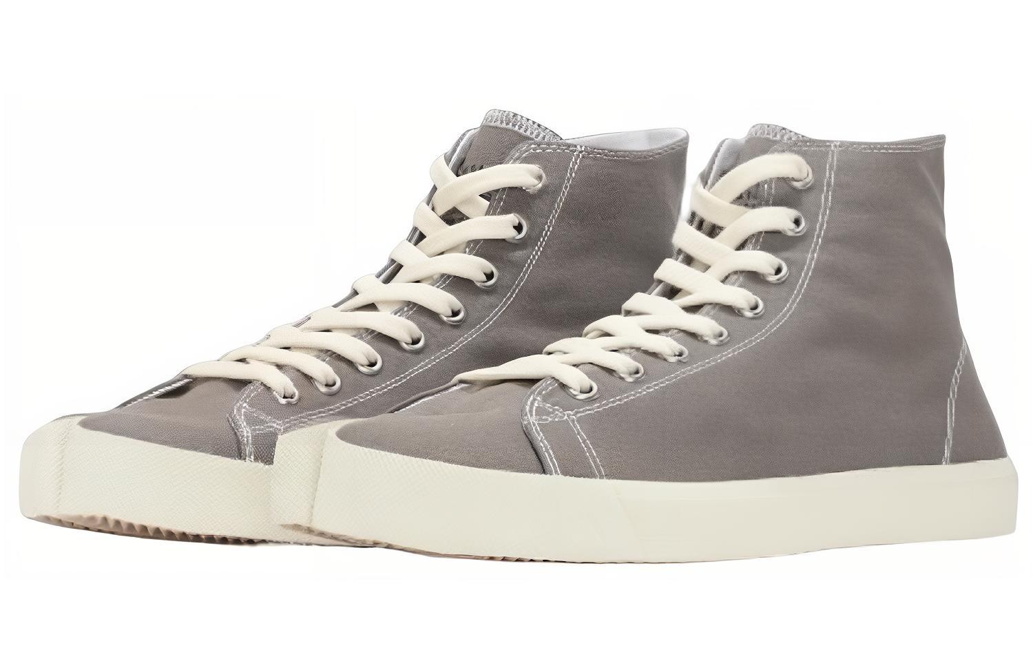 Lookbook Maison Margiela Tabi Hoog ''Canvas Grijs'' S57WS0253P1875T8033