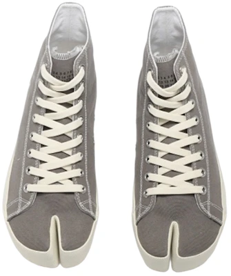 Maison Margiela Tabi Hoog ''Canvas Grijs'' S57WS0253P1875T8033 Shop Maison Margiela Tabi Hoog ''Canvas Grijs'' S57WS0253P1875T8033