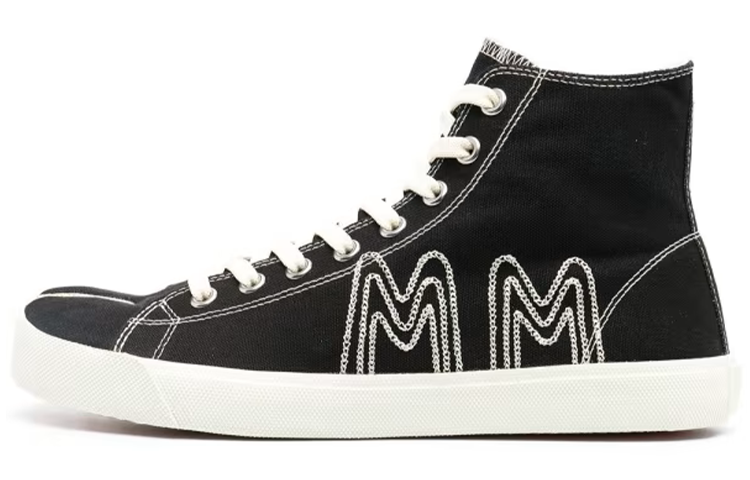 Maison Margiela Tabi High 'MM Embroidered - Black' S57WS0399-P4080-H8650