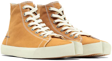 Order Maison Margiela Tabi 帆布高筒 板鞋 卡其色