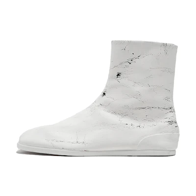 Maison Margiela Tabi High 'Painted - White'