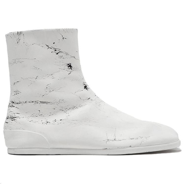 Order Maison Margiela Tabi 油漆粉刷踝靴 白色