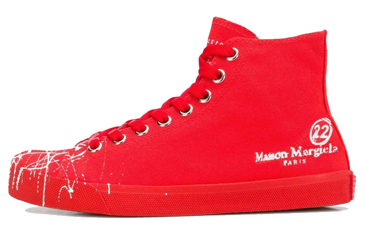 Maison Margiela Tabi High 'Red Cotton' S58WS0111P2974H5458