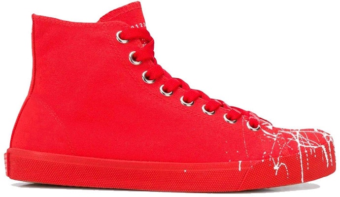 Maison Margiela Tabi Tinggi 'Katun Merah' S58WS0111P2974H5458 Order Maison Margiela Tabi Tinggi 'Katun Merah' S58WS0111P2974H5458