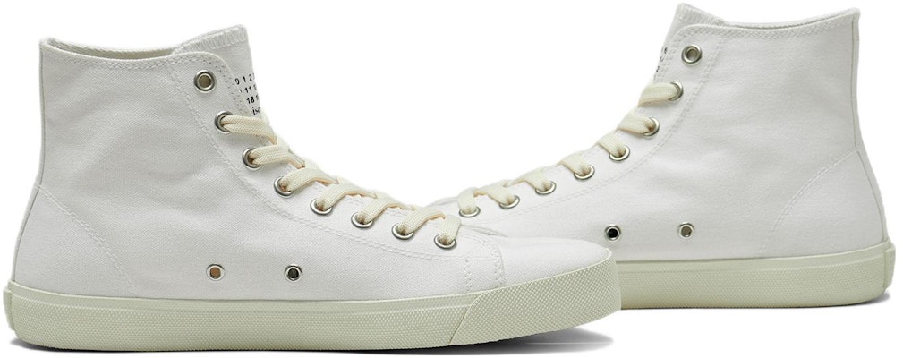 Maison Margiela 白色高帮足袋鞋 S57WS0253-P1875-T1003 Shop Maison Margiela 白色高帮足袋鞋 S57WS0253-P1875-T1003