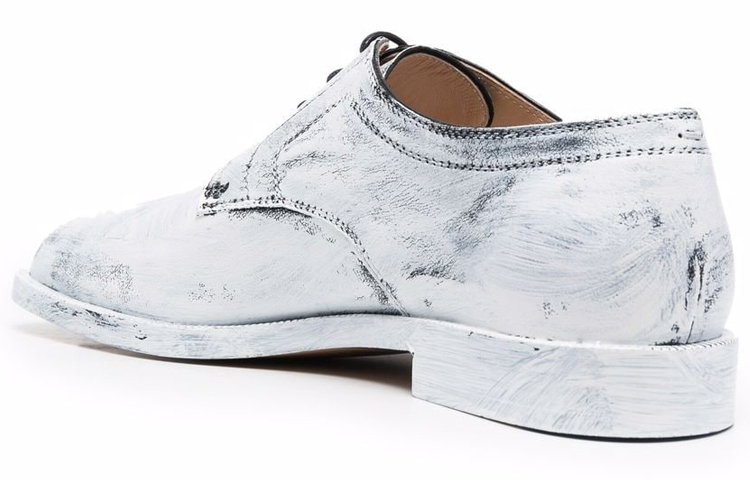 Shop Maison Margiela Tabi Lacets ''Peint - Blanc'' S34WQ0021-P4162-H1532