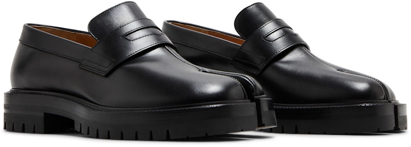 Maison Margiela梅森馬吉拉 分趾鞋頭 套腳 樂福鞋 4cm 男款 黑色 Cheap Maison Margiela梅森馬吉拉 分趾鞋頭 套腳 樂福鞋 4cm 男款 黑色