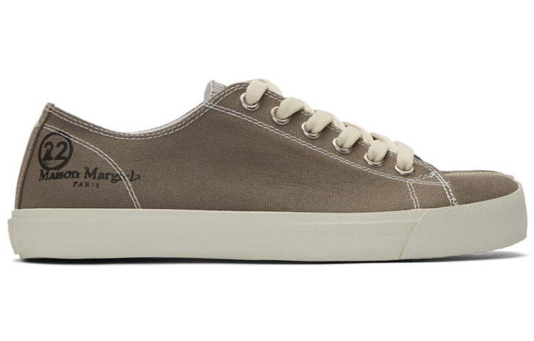 Lookbook Maison Margiela Tabi 低筒板鞋 棕色