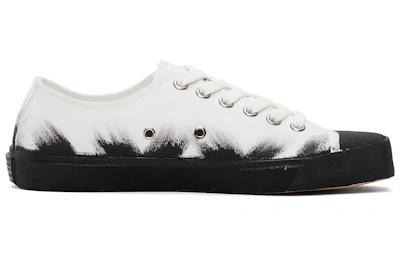 Maison Margiela Tabi Low 'Paint Splash - Black White'
